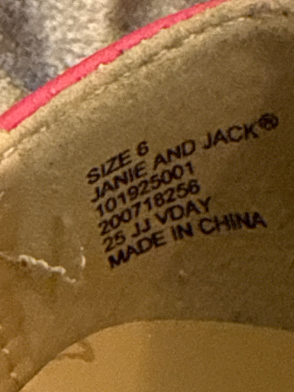 Jamie and Jack pearled pink leather Mary Jane toddler shoes size 6 - Picture 4 of 4